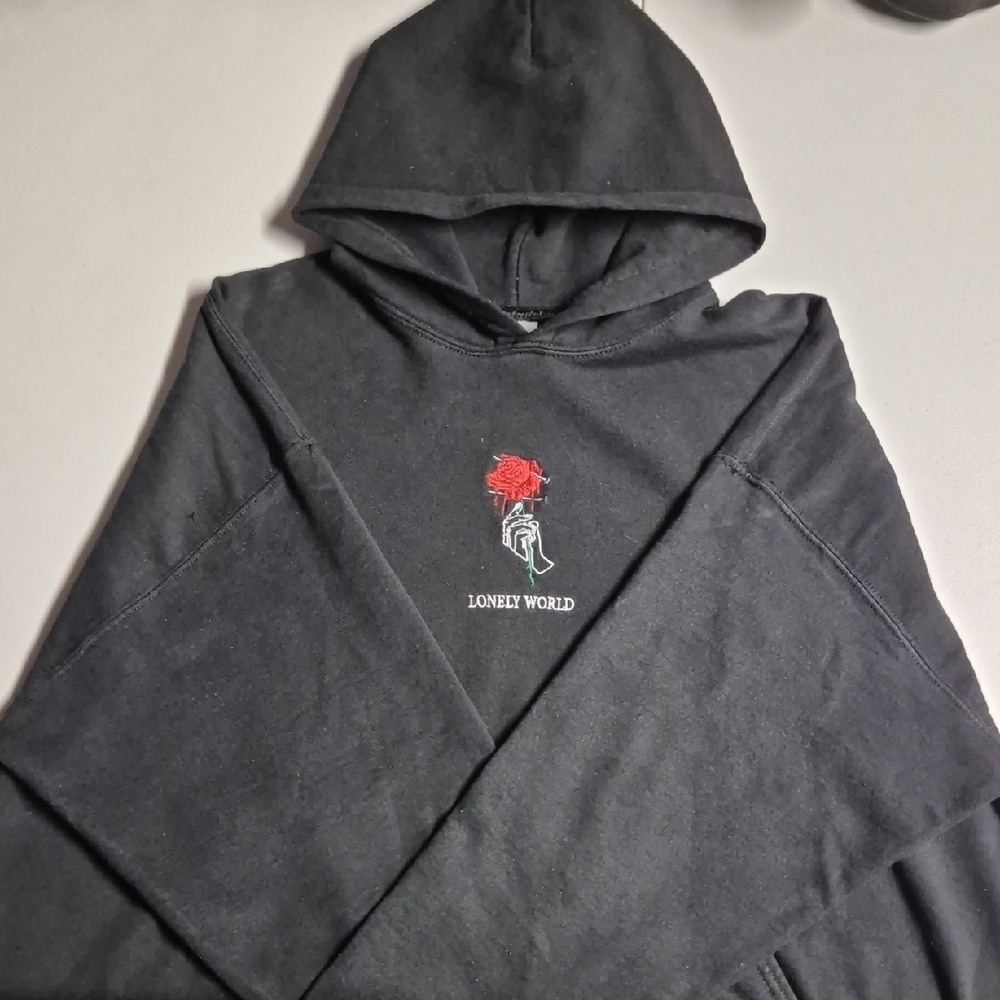 Lonely World Bleeding Rose Hoodie